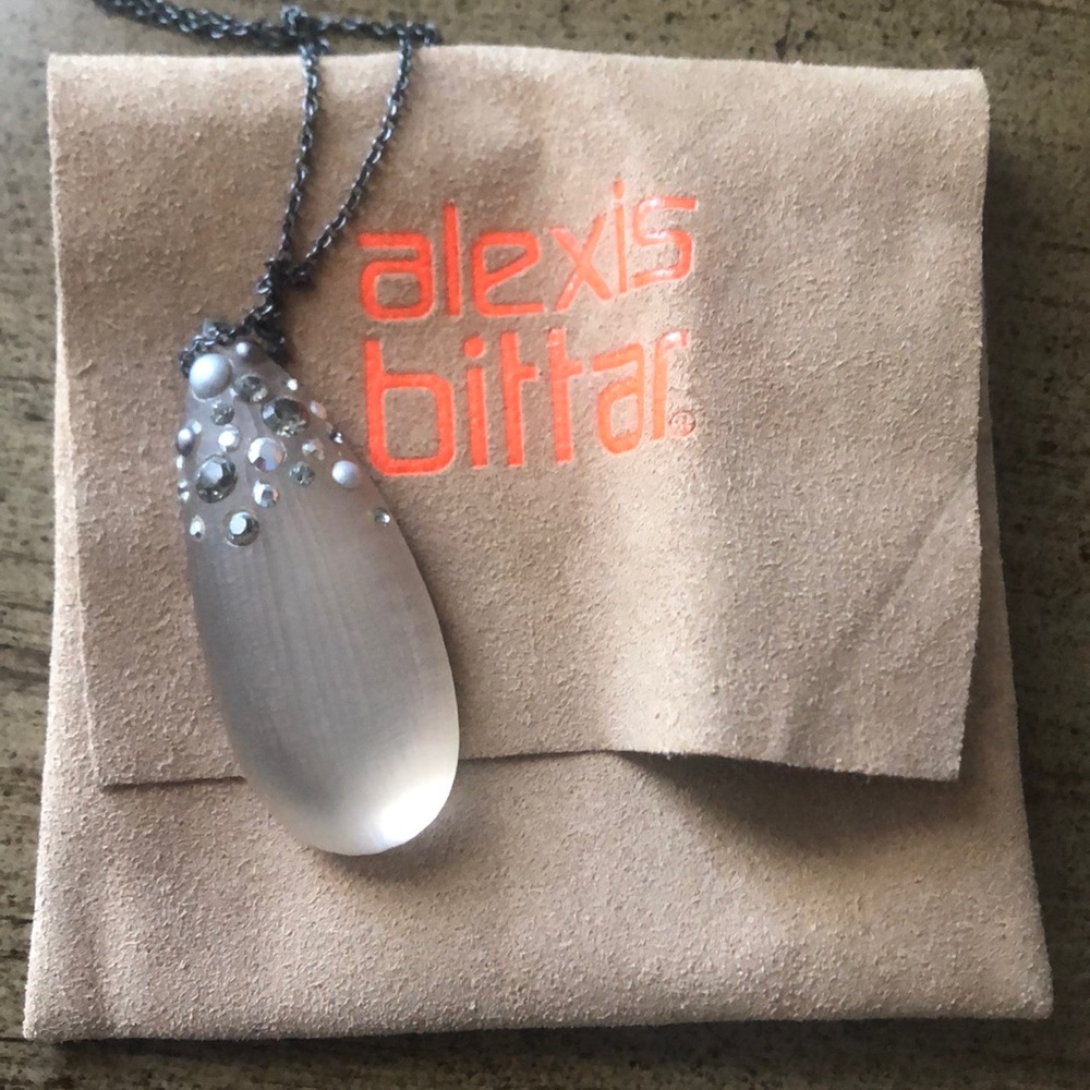 Alexis Bittar teardrop necklace